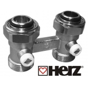 Узел подключения Герц-3000 прямой G3/4 для радиаторов Rifar Monolit, Base Ventil