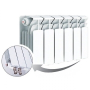 Биметаллический радиатор Rifar Base Ventil 200, 6 секций, с нижним правым подключением