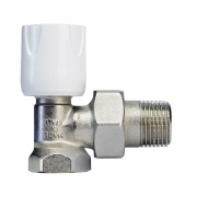 Вентиль Luxor easy RS 102 3/4'' ручной регулирующий угловой для стальных труб (арт. 11022700)